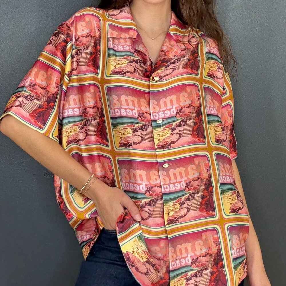 Zimmermann Silk Beach Button Up